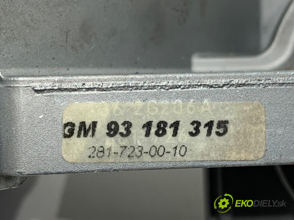 OPEL ZAFIRA B Nadwozie pełne/minivan 2005 103 kW 1.8 VAN (M75) 1796 spinačka 93181315 (Spínacia skrinka)