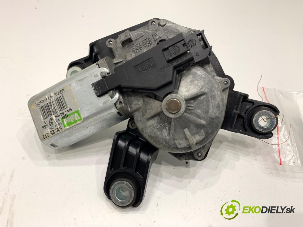 OPEL ZAFIRA B Nadwozie pełne/minivan 2005 103 kW 1.8 VAN (M75) 1796 motor stěračů zadní část 13145548