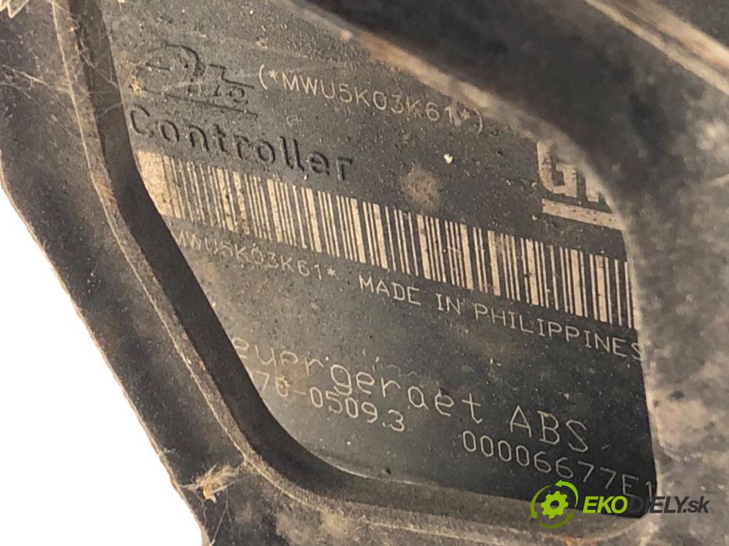 OPEL ZAFIRA B Nadwozie pełne/minivan 2005 103 kW 1.8 VAN (M75) 1796 Pumpa ABS 13157576BE (Pumpa ABS)