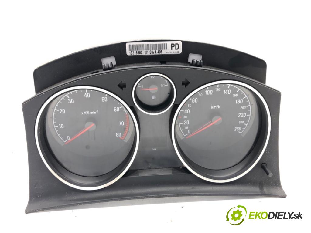 OPEL ZAFIRA B Nadwozie pełne/minivan 2005 103 kW 1.8 VAN (M75) 1796 prístrojovka 13216682 (Přístrojové desky, displeje)