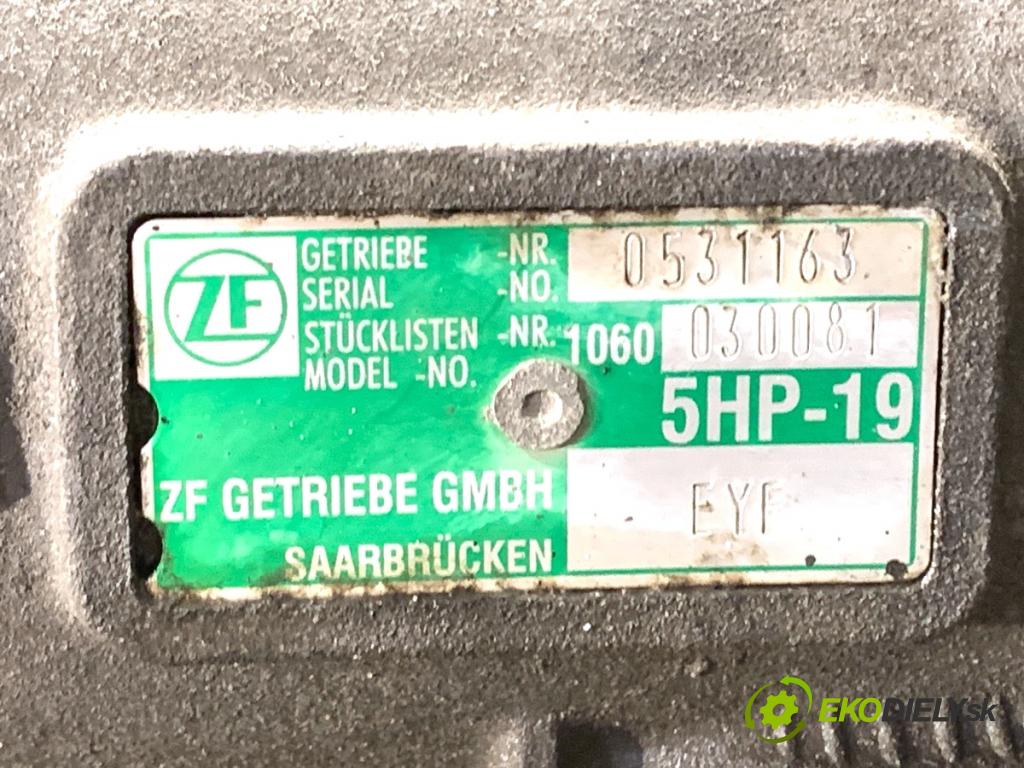 VW PASSAT B5 FL sedan 2001 96 kW 1.9 TDI 1896 Prevodovka EYF 5HP-19 (Prevodovka)