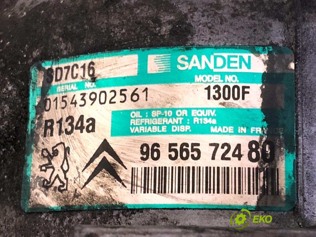 CITROEN C5 II liftback 2005 103 kW 2.0 16V (RCRFJB, RCRFJC) 1997 Kompresor klimatizácie 9656572480 (Kompresor klimatizácie)