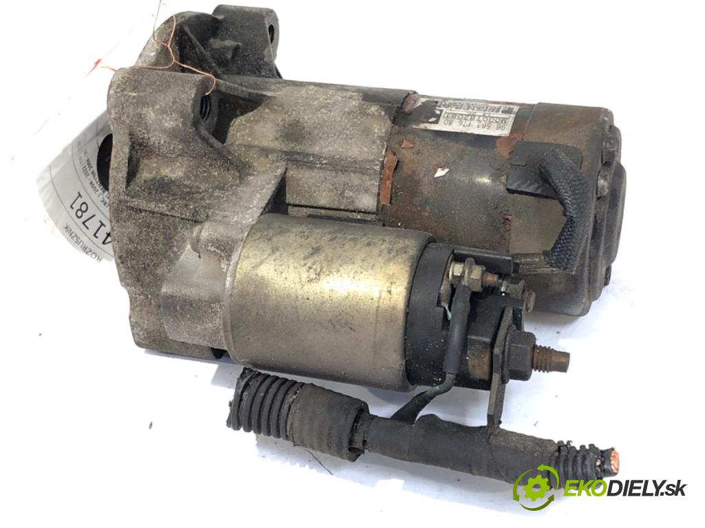 CITROEN C5 II liftback 2005 103 kW 2.0 16V (RCRFJB, RCRFJC) 1997 Štartér 9656317680 (Štartér)