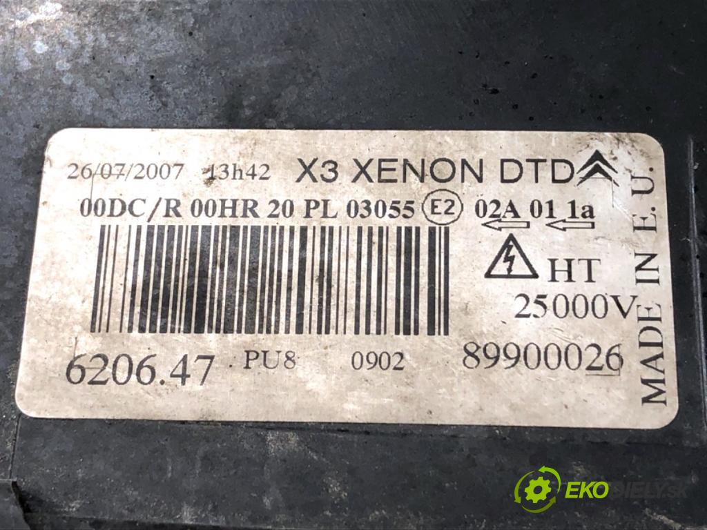 CITROEN C5 II liftback 2005 103 kW 2.0 16V (RCRFJB, RCRFJC) 1997 Svetlomet pravy predný XENON 89900026