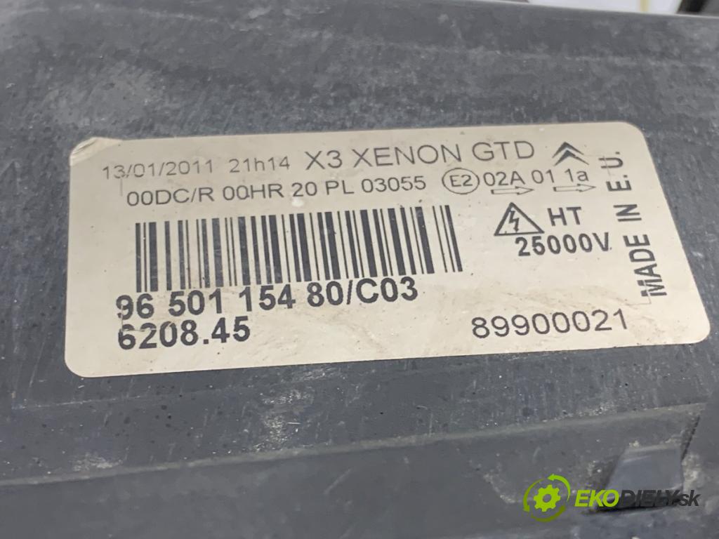 CITROEN C5 II liftback 2005 103 kW 2.0 16V (RCRFJB, RCRFJC) 1997 Svetlomet ľavy predný XENON 9650115480