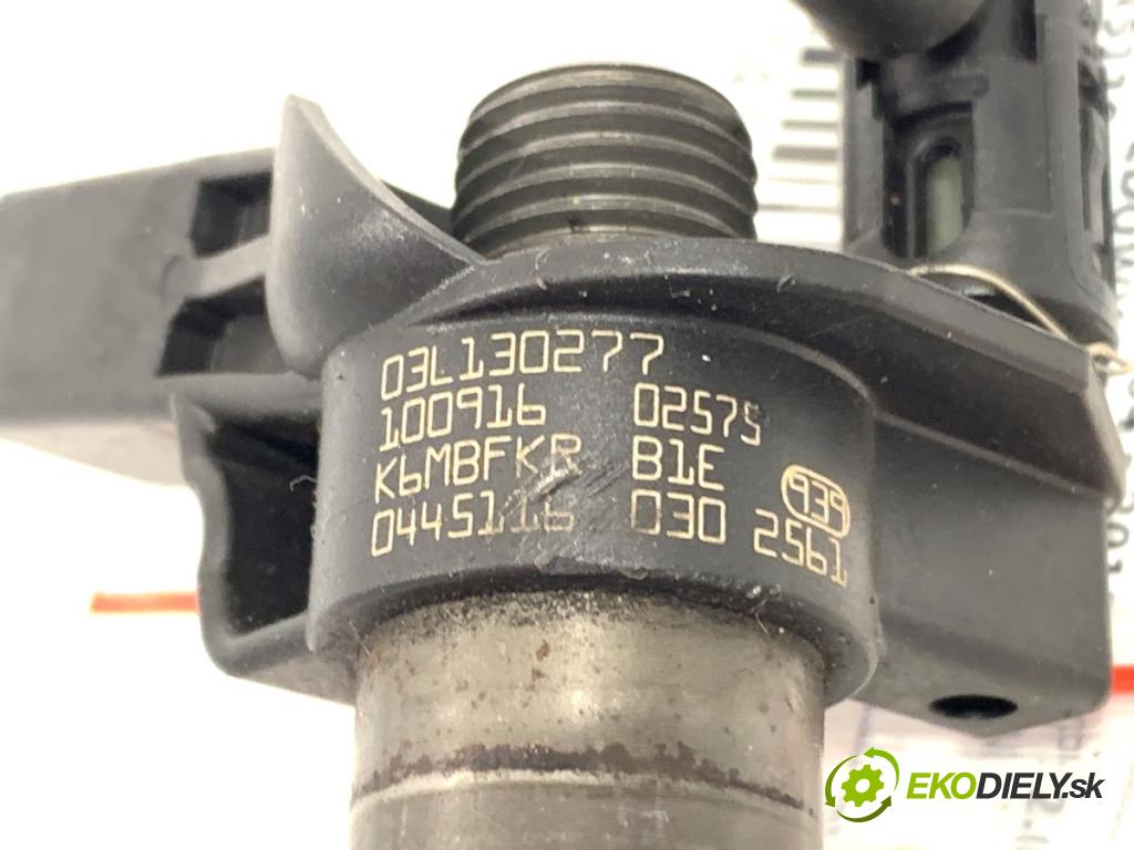 AUDI A6 C6 Kombi 2010 125 kW 2.0 TDI 1968 vstrekovač 03L130277 0445116030 (Vstrekovač paliva)