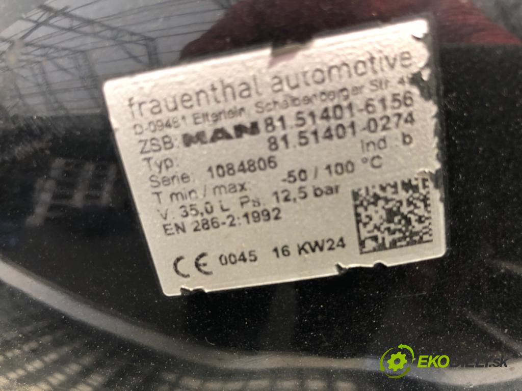 MAN TGX I Pojazd komunalny 2016 324 kW 18.440 324 kW [441 KM] olej napędowy 2012 - 2022 12419 Nádržka vzduchu 81514016156 (Obal vzduchového filtra)