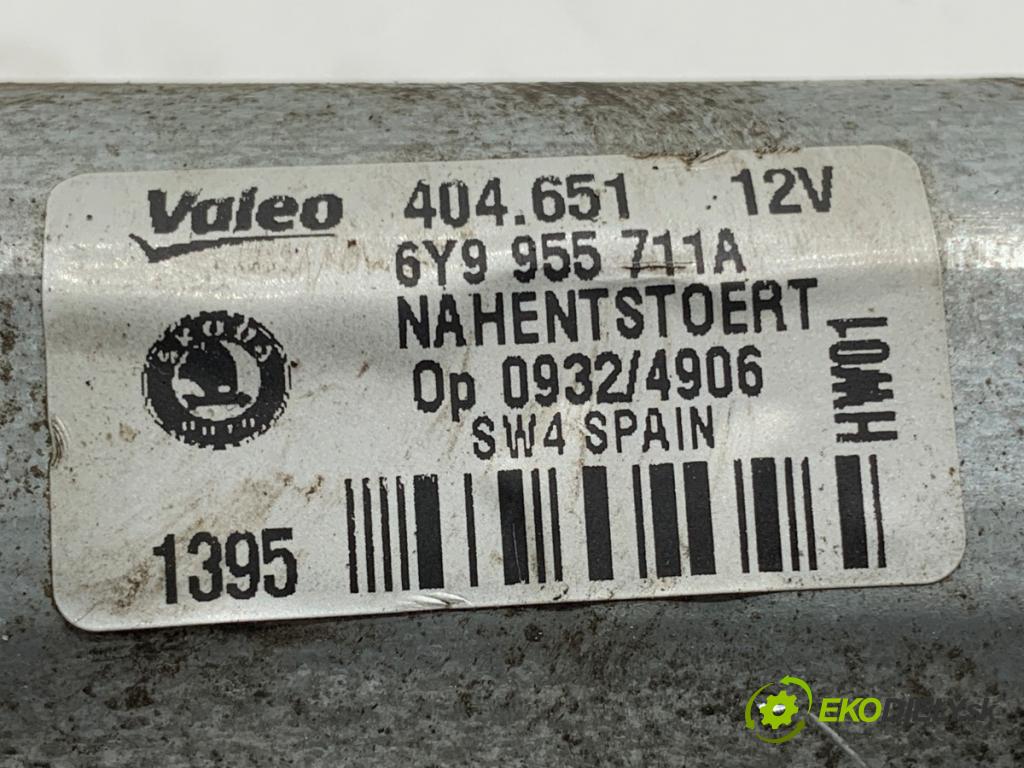 SKODA FABIA I Kombi 2005 55 kW 1.4 16V 1390 motor stěračů zadní část 6Y9955711A