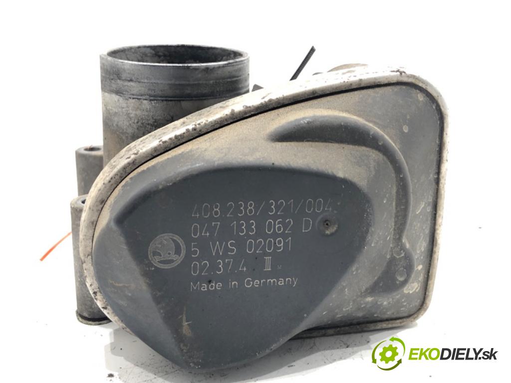 SKODA FABIA I sedan 2002 50 kW 1.4 1397 Škrtiaca klapka 047133062D (Škrtiaca klapka)