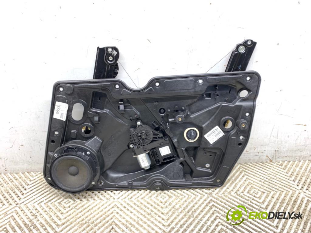 VW GOLF VI liftback 2009 77 kW 1.6 TDI 1598 mechanismus okna pravý přední část 5K0959702C