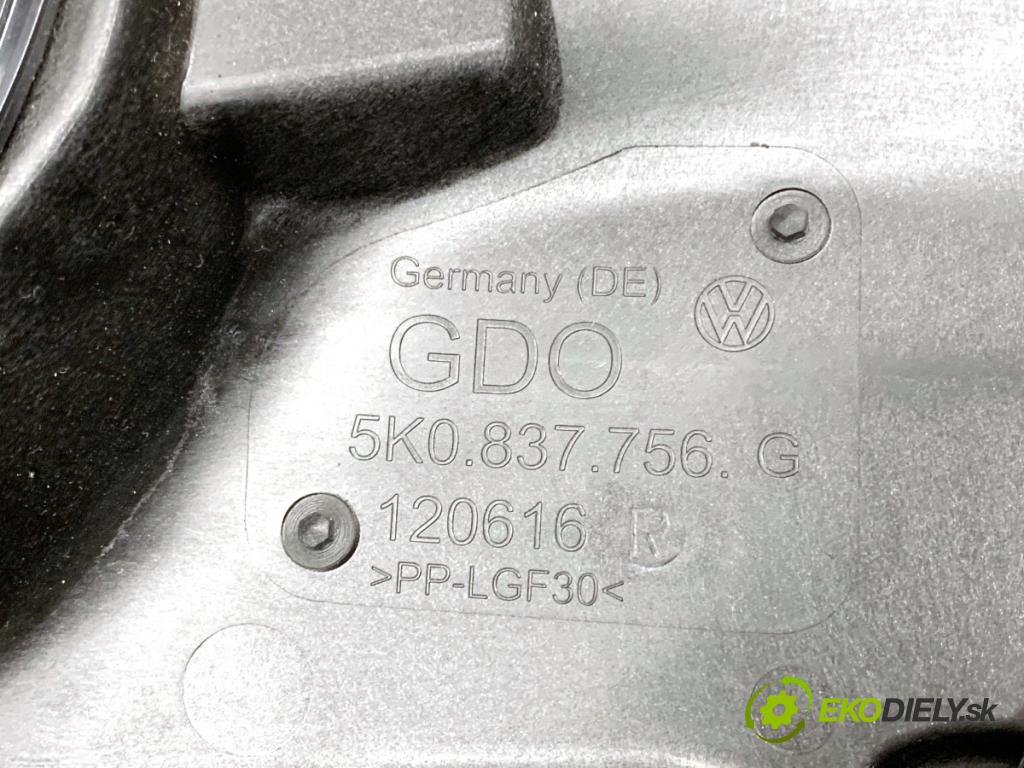 VW GOLF VI liftback 2009 77 kW 1.6 TDI 1598 mechanismus okna pravý přední část 5K0959702C