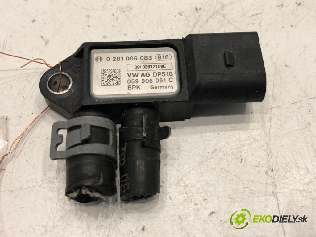 VW GOLF VI liftback 2009 77 kW 1.6 TDI 1598 snímač tlaku spalín DPF 059906051C