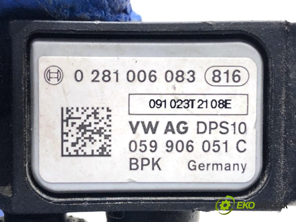 VW GOLF VI liftback 2009 77 kW 1.6 TDI 1598 snímač tlaku spalín DPF 059906051C