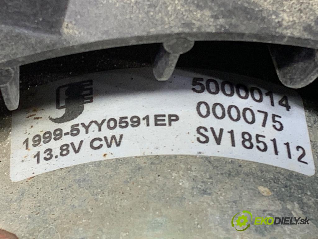 PEUGEOT 3008 SUV 2020 96 kW 1.2 THP/ PureTech 130 1199 Ventilátor chladiča 5YY0591EP (Ventilátor)
