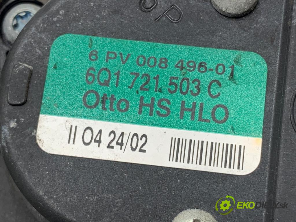 VW GOLF IV Kombi 2002 77 kW 1.6 16V 1598 Potenciometer plynu 6Q1721503C (Potenciometer plynového pedálu)