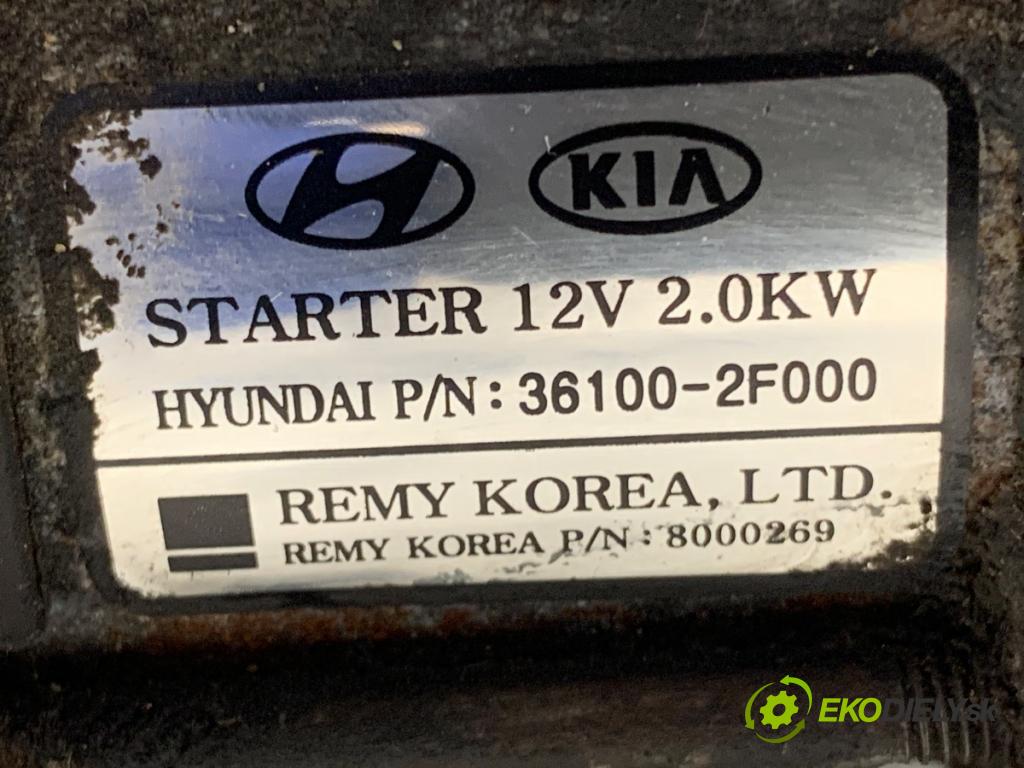 KIA SPORTAGE III SUV 2012 100 kW 2.0 CRDi AWD 1995 Štartér 36100-2F000 (Štartér)