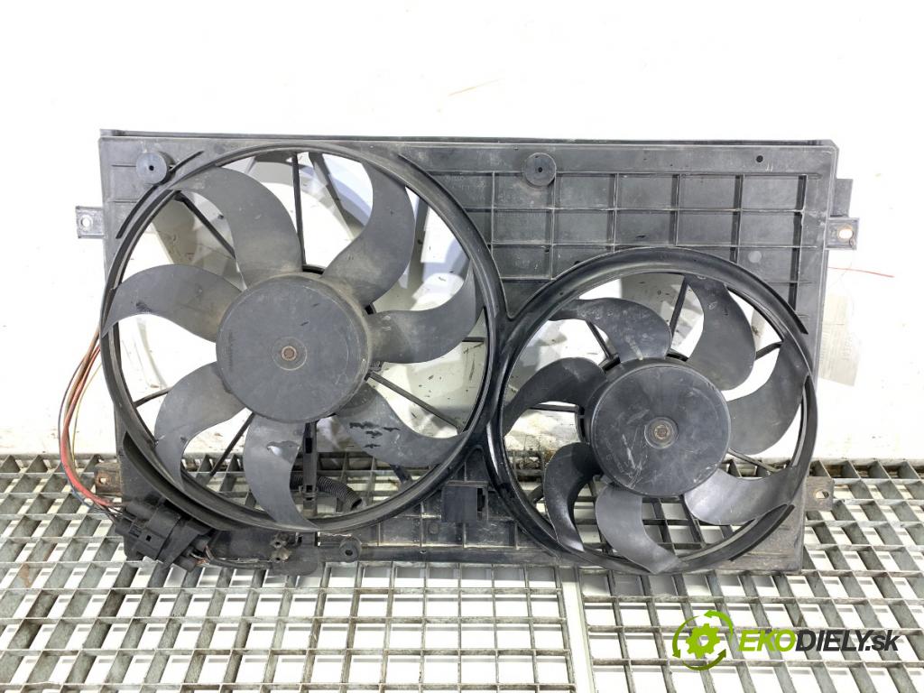 AUDI A3 8P liftback 2003 77 kW 1.9 TDI 1896 ventilátor klimatizace 1K0121207T (Ventilátory chladičů klimatizace)