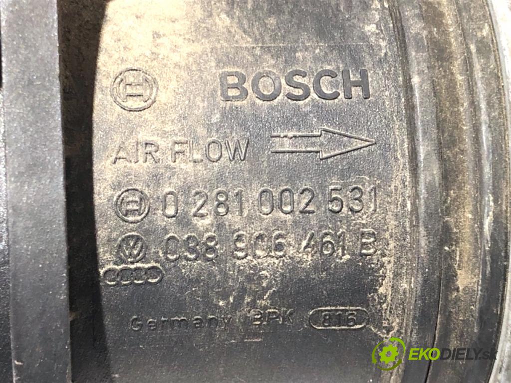 AUDI A3 8P liftback 2003 77 kW 1.9 TDI 1896 Váha vzduchu 038906461B 0281002531 (Váha vzduchu)