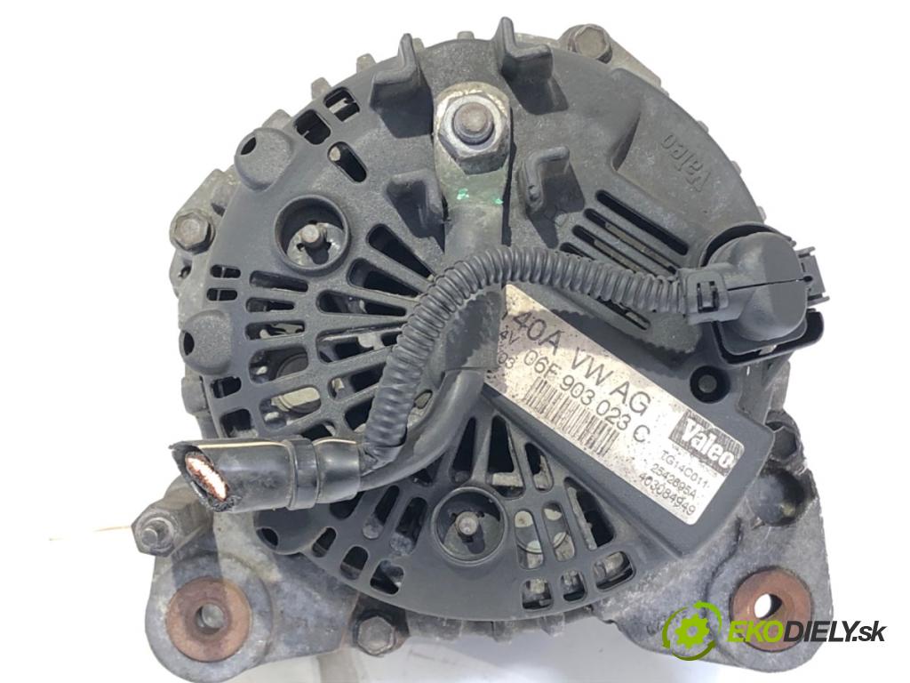 AUDI A3 8P liftback 2003 77 kW 1.9 TDI 1896 Alternátor 06F903023C (Alternátor)