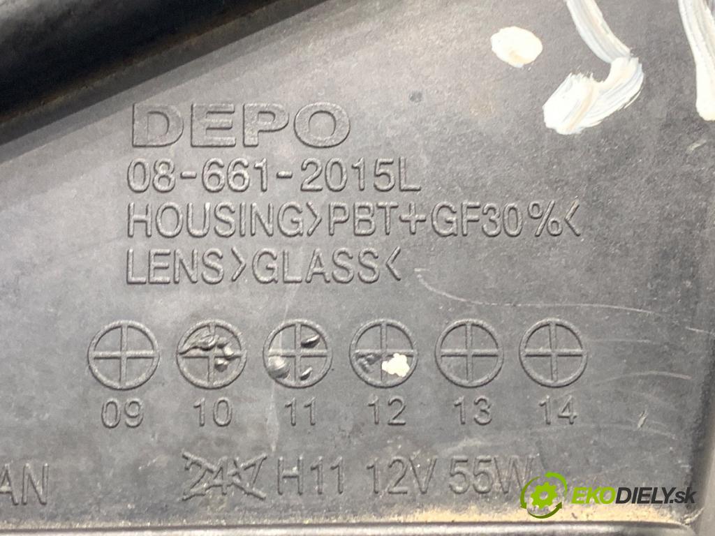 FIAT BRAVO II liftback 2007 110 kW 1.9 D Multijet (198AXC1B) 1910 hmlové svetlo, hmlovka levý přední část
