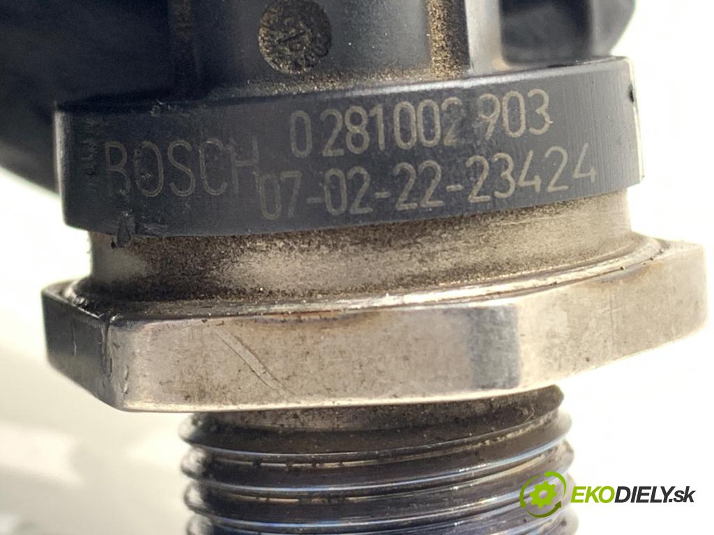 FIAT BRAVO II liftback 2007 110 kW 1.9 D Multijet (198AXC1B) 1910 Snímač tlaku paliva 0281002903 (Snímač)