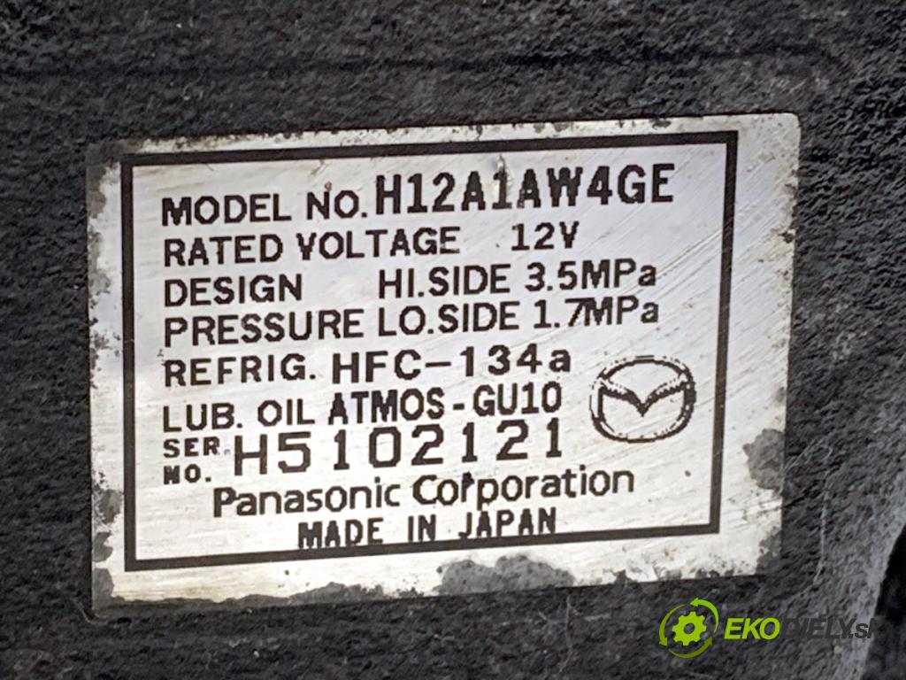 MAZDA CX-7 SUV 2012 127 kW 2.2 MZR-CD AWD (ER10A) 2184 Kompresor klimatizácie H12A1AW4GE (Kompresor klimatizácie)