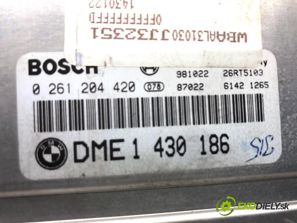 BMW E46 sedan 1998 87 kW 318 i 1895 riadiaca jednotka Motor 1430725 0261204420 (Riadiaca jednotka)