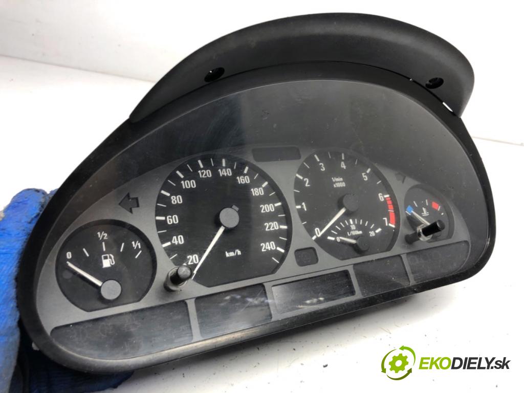 BMW E46 sedan 1998 87 kW 318 i 1895 prístrojovka 8386092 (Přístrojové desky, displeje)