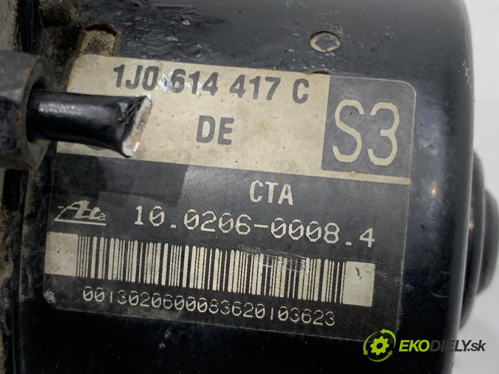 VW BORA I sedan 2001 85 kW 1.9 TDI 1896 Pumpa ABS 1J0614417C (Pumpa ABS)