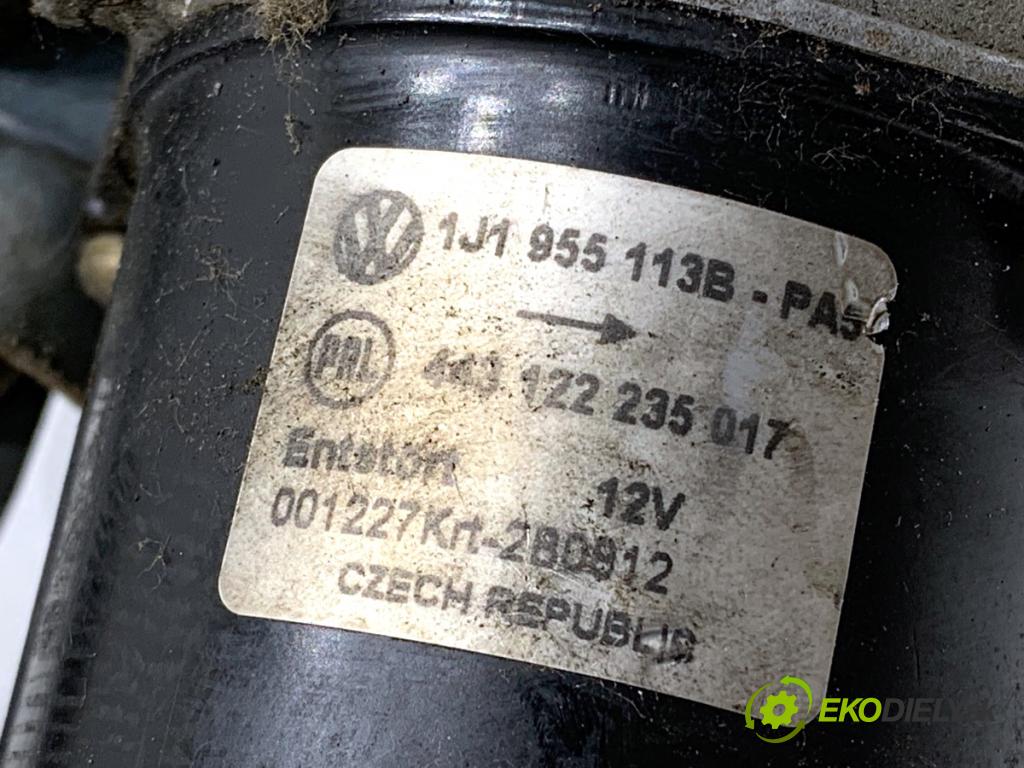 VW BORA I sedan 2001 85 kW 1.9 TDI 1896 Mechanizmus stieračov predný 1J1955113B (Motorček stieračov predný)