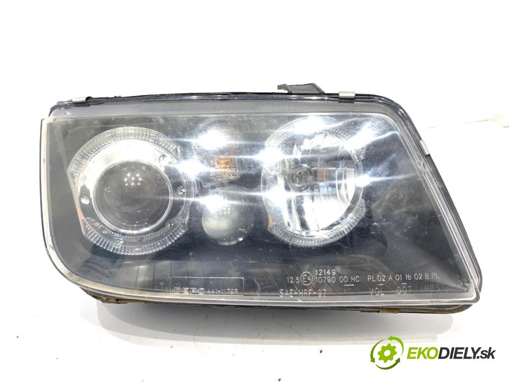 VW BORA I sedan 2001 85 kW 1.9 TDI 1896 Svetlomet pravy predný 08-441-1179R
