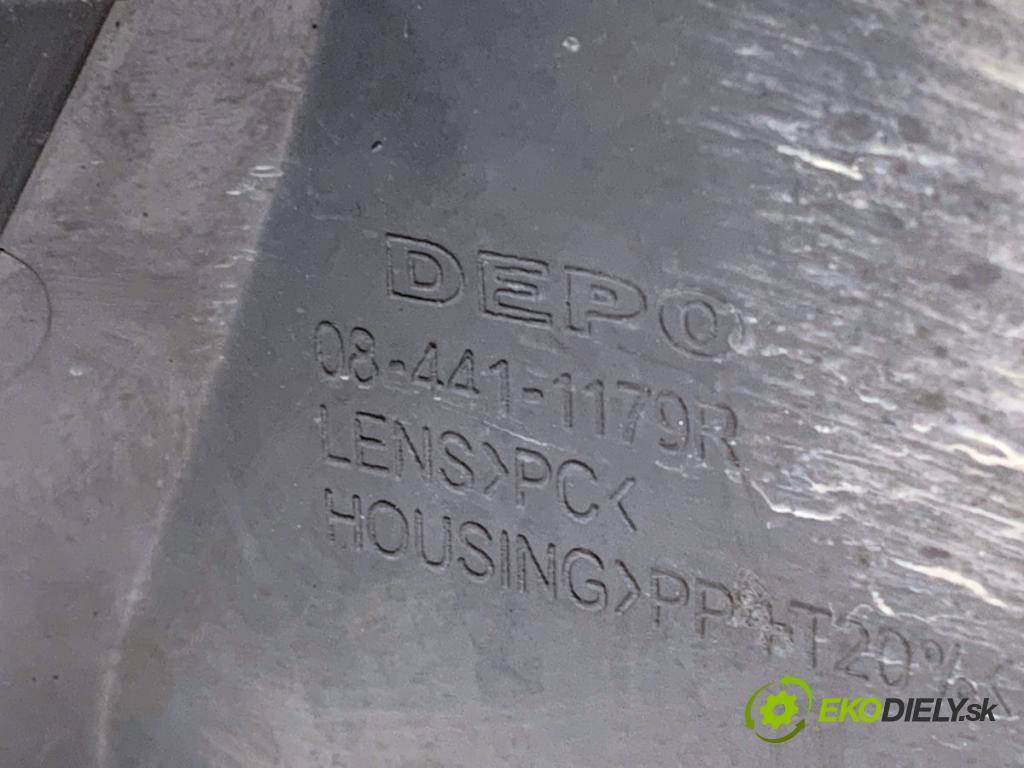 VW BORA I sedan 2001 85 kW 1.9 TDI 1896 Svetlomet pravy predný 08-441-1179R