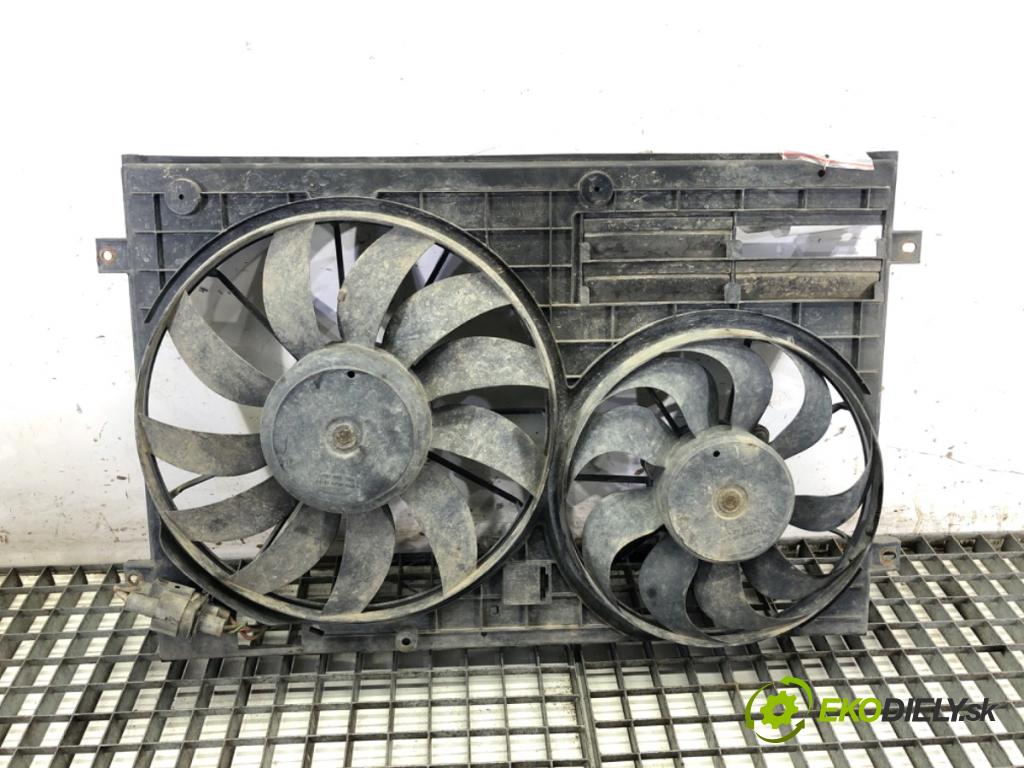 AUDI A3 8P liftback 2003 103 kW 2.0 TDI 16V 1968 Ventilátor klimatizácie 1K0121205 (Ventilátor chladiča klimatizácie)