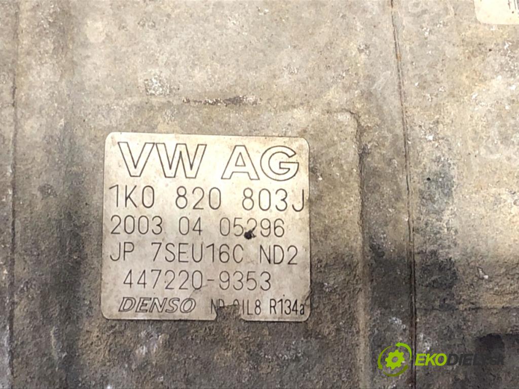 AUDI A3 8P liftback 2003 103 kW 2.0 TDI 16V 1968 Kompresor klimatizácie 1K0820803J (Kompresor klimatizácie)