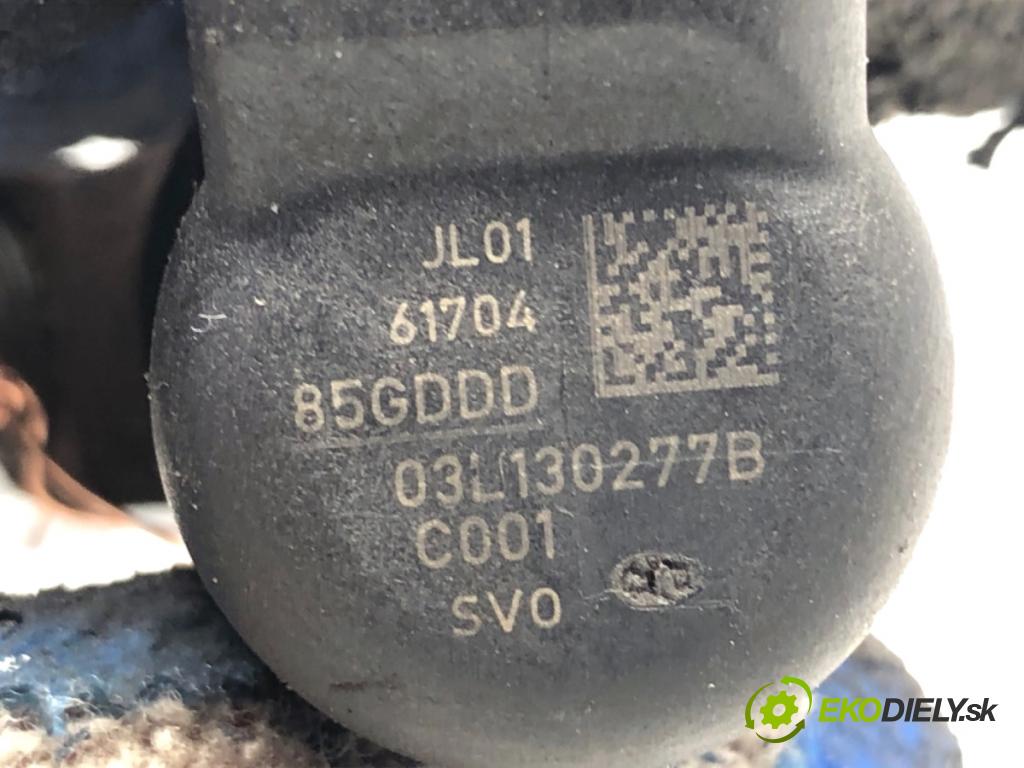 VW POLO V liftback 2011 66 kW 1.6 TDI 1598 vstrekovač 03L130277B (Vstrekovač paliva)