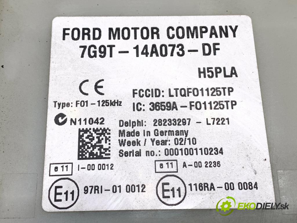 FORD MONDEO MK4 liftback 2010 92 kW 1.8 TDCi 1753 Modul BSI 7G9T-14A073-DF (Poistková skrinka)