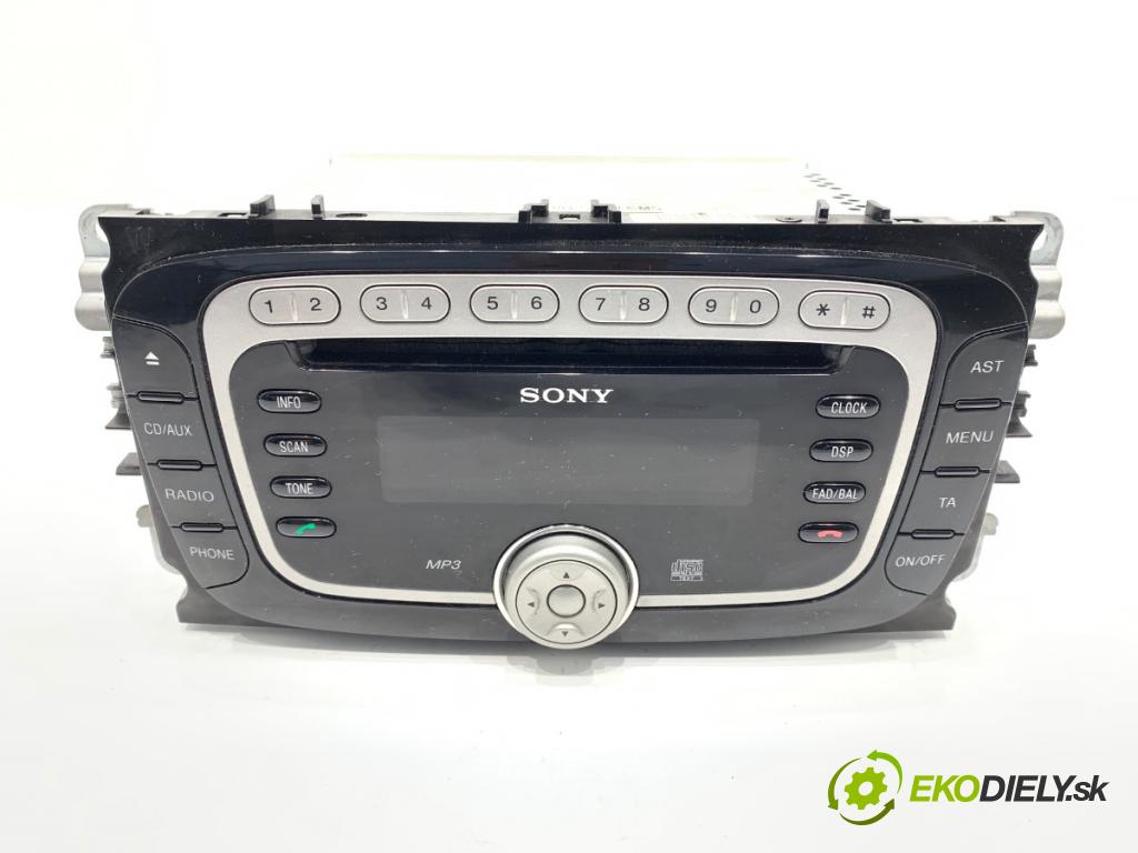FORD MONDEO MK4 liftback 2010 92 kW 1.8 TDCi 1753 RADIO 7S7T-18C939-CE (Audio zariadenie)