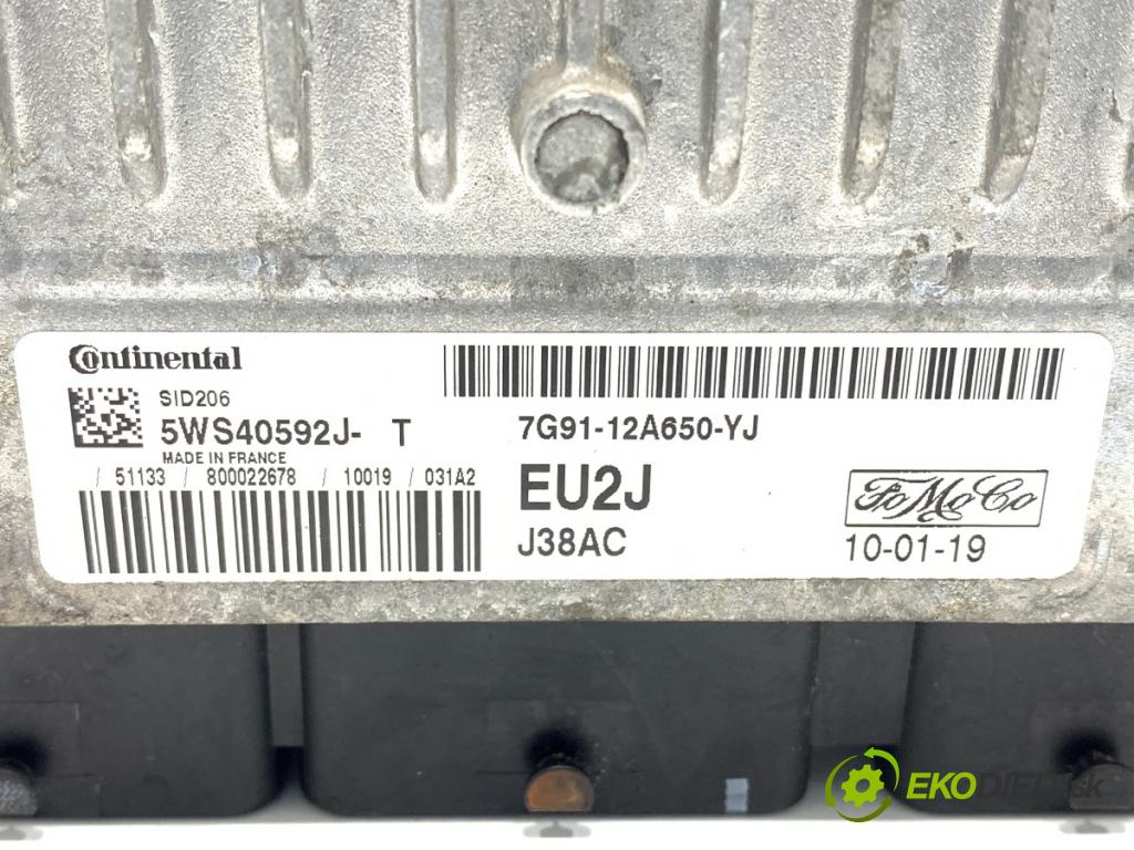 FORD MONDEO MK4 liftback 2010 92 kW 1.8 TDCi 1753 riadiaca jednotka Motor 7G91-12A650-YJ (Riadiaca jednotka)
