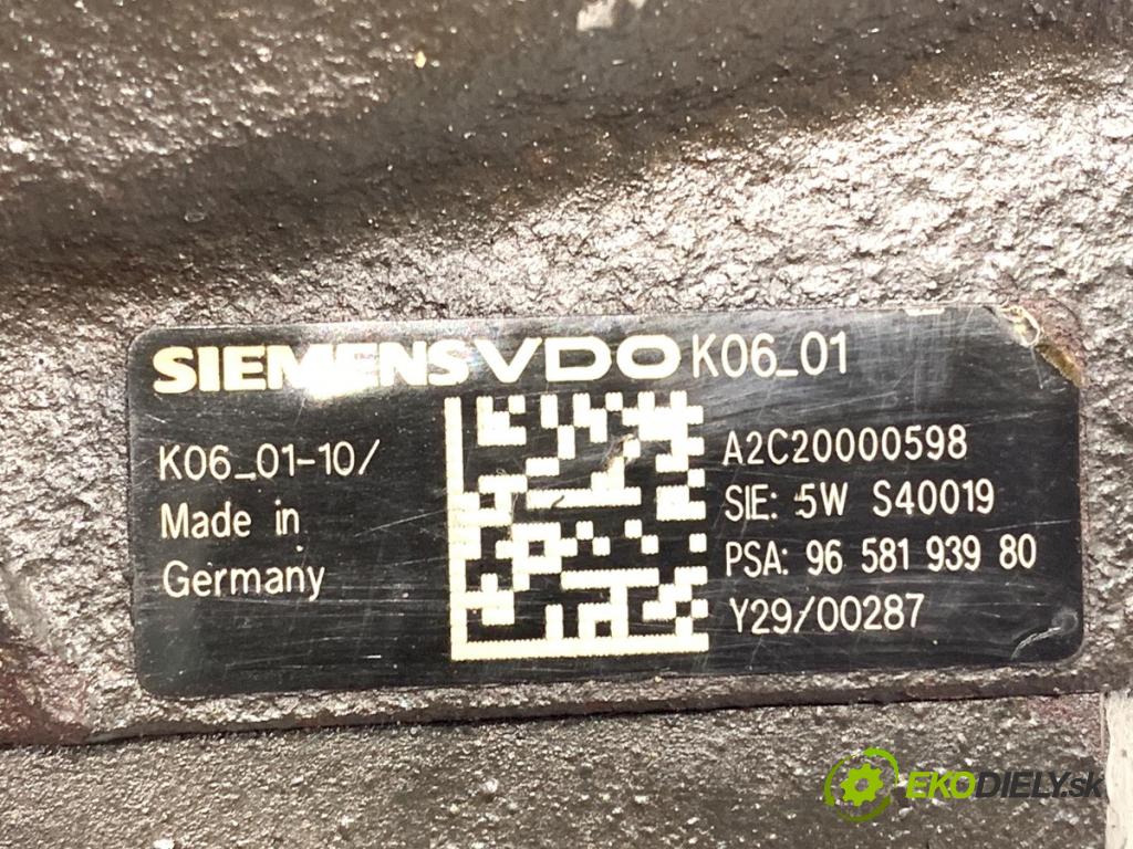 PEUGEOT 307 CC kabriolet 2005 100 kW 2.0 HDi 135 1997 Pumpa vstrekovacia A2C20000598 (Vstrekovacie čerpadlo)