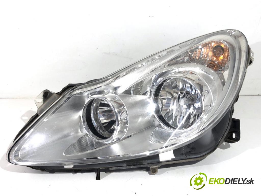 OPEL CORSA D liftback 2008 44 kW 1.0 (L08, L68) 998 Svetlomet ľavy predný 13186381