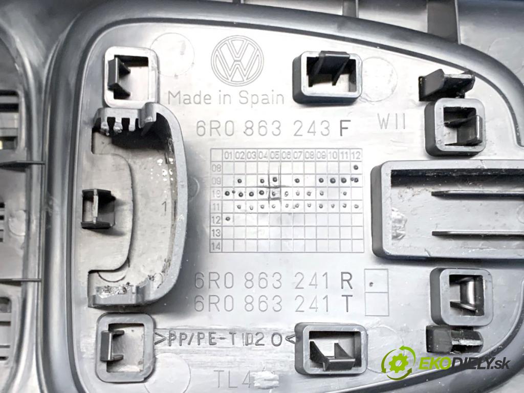 VW POLO V liftback 2012 51 kW 1.2 1198 Tunel stredový 6R0863243F (Stredový tunel)