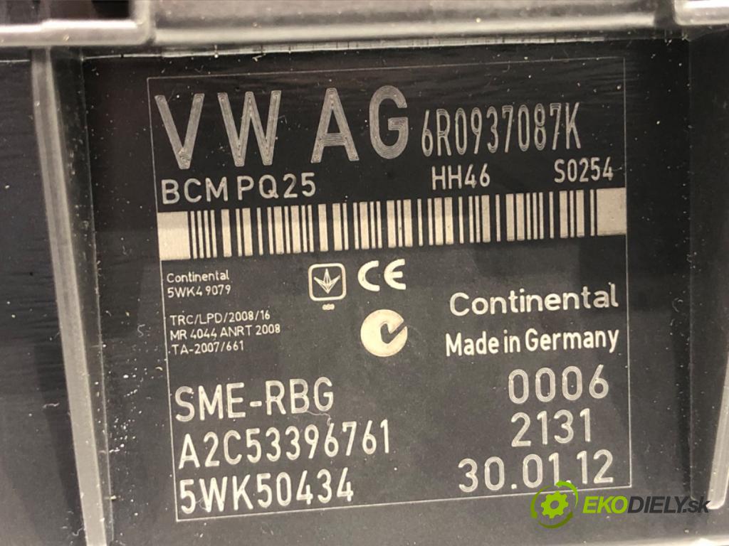 VW POLO V liftback 2012 51 kW 1.2 1198 Modul BCM 6R0937087K (Riadiaca jednotka ostatné)