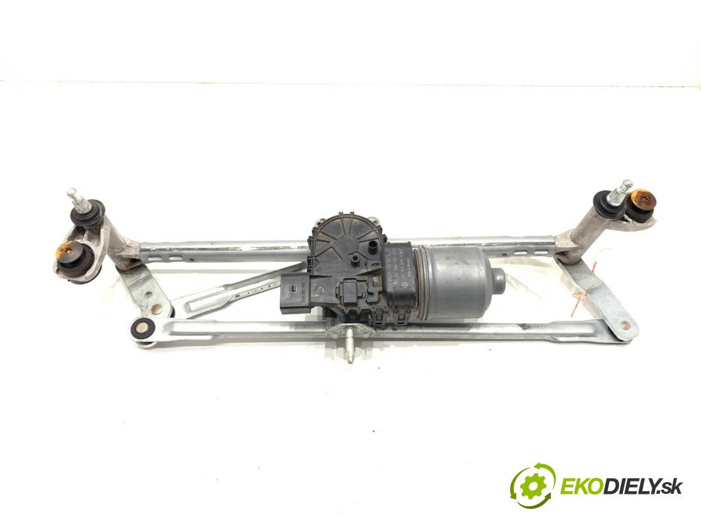VW POLO V liftback 2012 51 kW 1.2 1198 Mechanizmus stieračov predný 6R1955119A (Motorček stieračov predný)