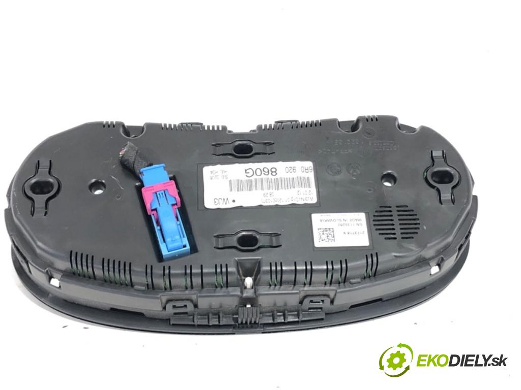 VW POLO V liftback 2012 51 kW 1.2 1198 Prístrojovka 6R0920860G (Prístrojová doska)