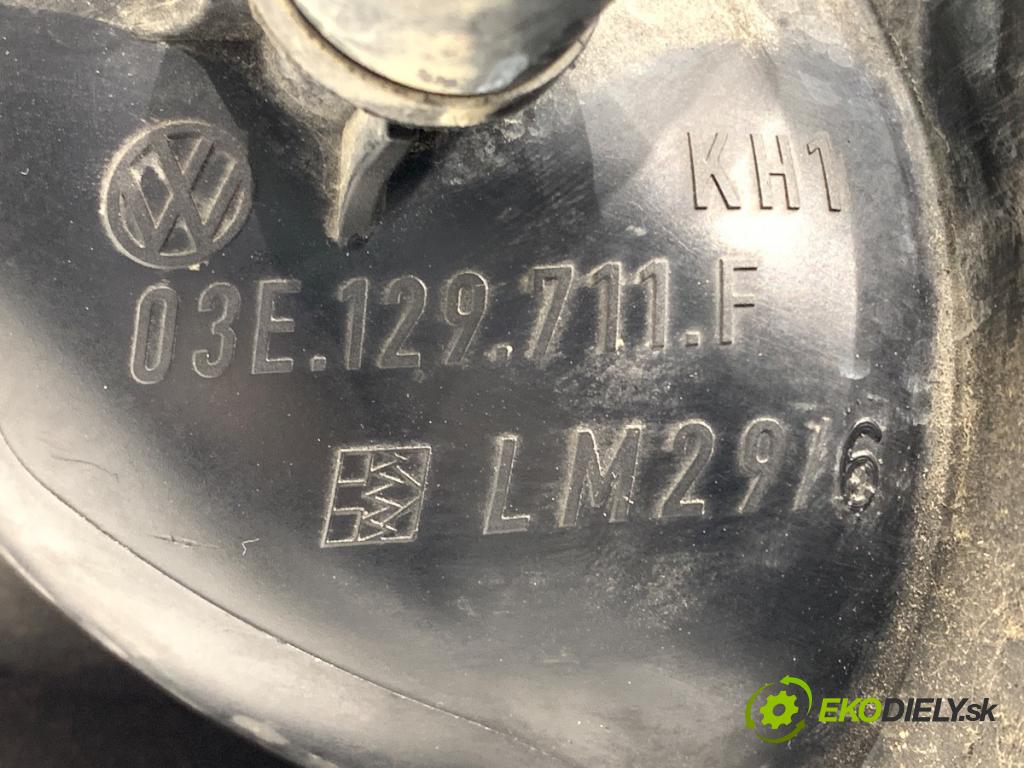 VW POLO V liftback 2012 51 kW 1.2 1198 Potrubie sacie, sanie 03E129711F (Sacie potrubie)