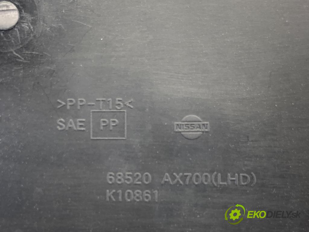 NISSAN MICRA K12 liftback 2005 59 kW 1.2 16V 1240 Priehradka, kastlík spolujazdca 68520AX700 (Priehradka (kastlík))