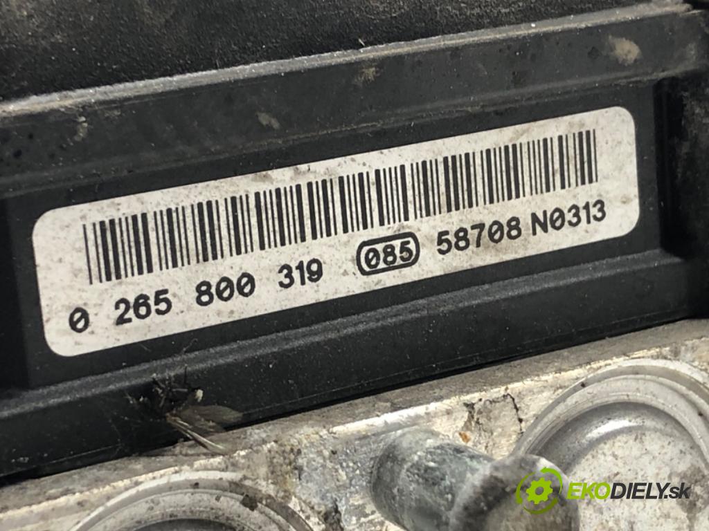 NISSAN MICRA K12 liftback 2005 59 kW 1.2 16V 1240 Pumpa ABS 0265800319 (Pumpa ABS)