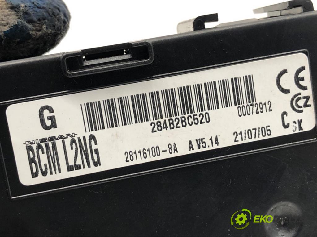 NISSAN MICRA K12 liftback 2005 59 kW 1.2 16V 1240 Modul BCM 284B2BC520 (Riadiaca jednotka ostatné)