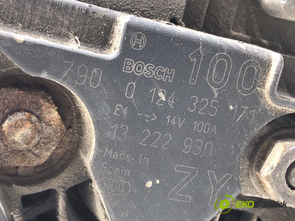 OPEL CORSA D liftback 2008 59 kW 1.2 (L08, L68) 1229 Alternátor 13222930 (Alternátor)