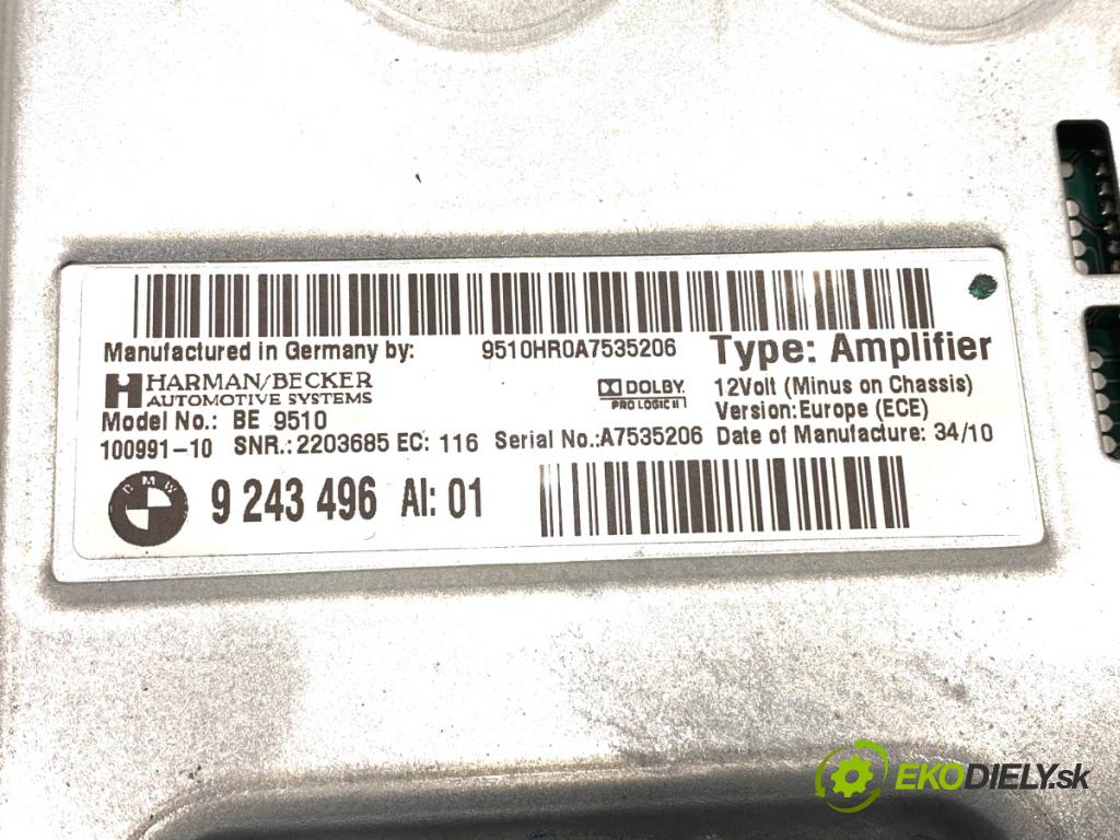 BMW F11 Kombi 2010 135 kW 520 d 1995 Zosilňovač 9243496 (Zosilňovač)